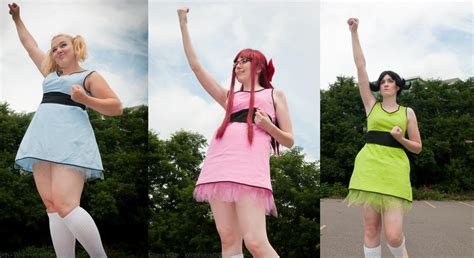 Blossom, Bubbles, and Buttercup Cosplay Costumes by OxfordCommaCosplay on DeviantArt