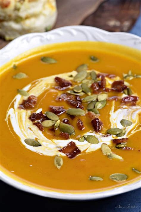 Creamy Pumpkin Soup Recipe - Add a Pinch