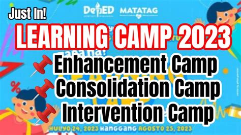 Just In! DEPED TO IMPLEMENT NATIONAL LEARNING CAMP (NLC) - YouTube