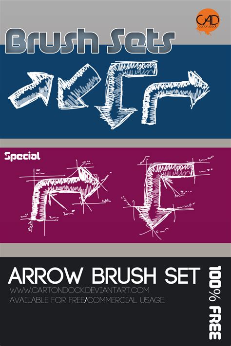 Free Arrow Brush Set by UJz on DeviantArt