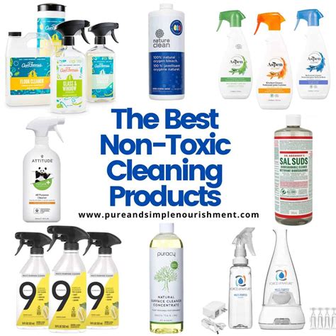 The Best Non Toxic Cleaning Products - Pure and Simple Nourishment