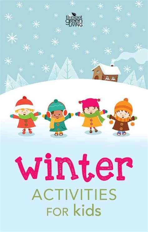 20 Fun Winter Activities for Kids Plus Free Printable Calendar - Five ...