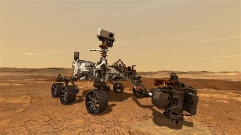 Robot Nasa Mars Rover Perseverance Landing