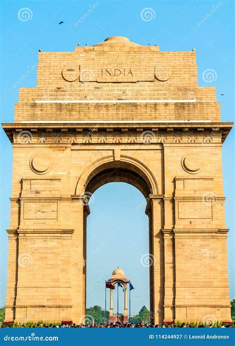 The India Gate, a War Memorial in New Delhi, India Editorial Photography - Image of archway ...