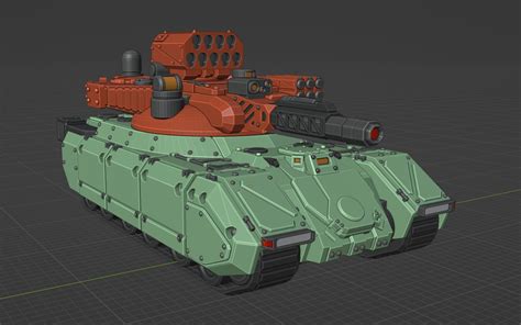 3D file American Mecha Ajax Assault Tank 🪖・3D printable model to download・Cults