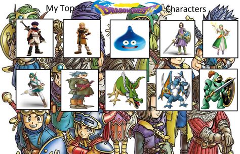 My Top 10 Dragon Quest Characters by jacobyel on DeviantArt