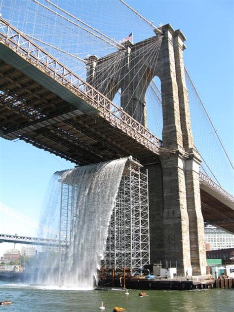 Olafur Eliasson's New York City Waterfalls, June 26 To October 13, 2008