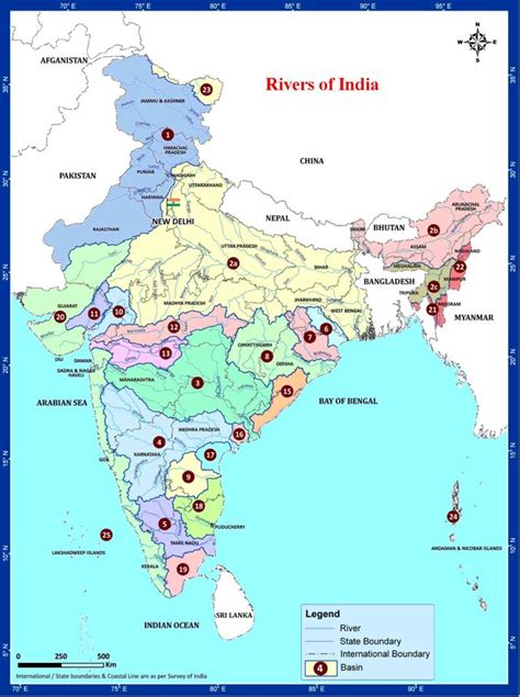 Map Of India With Cities And Rivers India Map Indian - vrogue.co