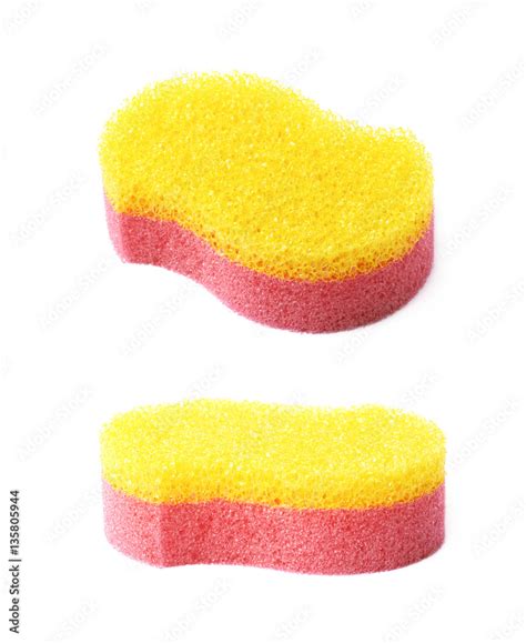 Bath sponge isolated Stock Photo | Adobe Stock