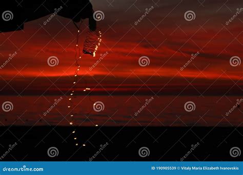 Silhouette of Couple on the Beach at Sunset Stock Image - Image of couple, sunset: 190905539