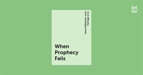 When Prophecy Fails by Leon Festinger, Henry W.Riecken, Stanley ...