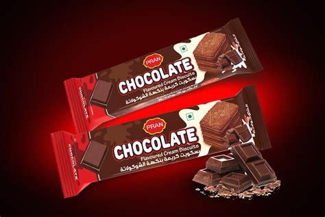 PRAN Chocolate Cream Biscuit on Behance