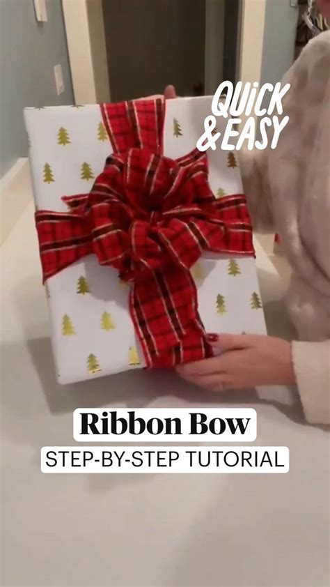 Gorgeous Ribbon Bow Tutorial | Step-by-Step video | Gift Wrapping Ideas ...