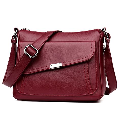 Female Flap Bag 2019 Soft Leather Luxury handbags Women bags Designer Shoulder bags for women ...