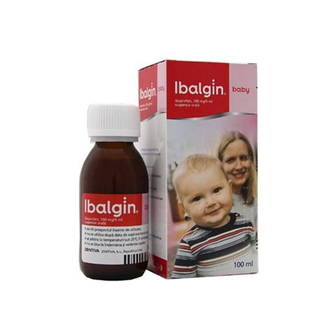 Prospect Algin Baby, 100 mg/5 ml suspensie orală, 100 ml, : Farmacia Tei online