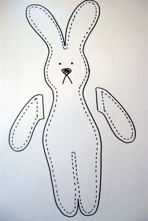 rabbit pattern - Google zoeken | Sewing patterns for kids, Sewing ...