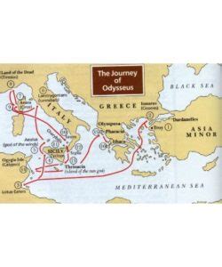 Map Of Odysseus Journey PDF – Scouting Web