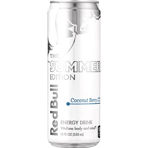 (1 Can) Red Bull Energy Drink, Coconut Berry, 12 Fl Oz, Coconut Edition ...