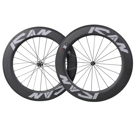 Aliexpress.com : Buy 86mm clincher carbon road bike wheels TT wheelset 25mm width with heat ...