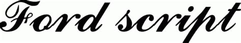 Ford script Free Font Download (No Signup Required)