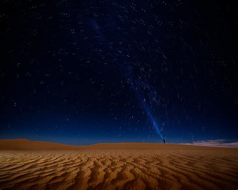 Sand Dunes And Stars Photograph by Ken Liang - Fine Art America