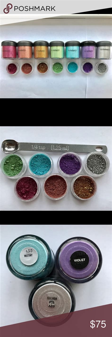 Rare MAC Rainbow Bright Pigment Sample Set