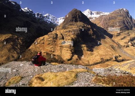 Hill walking scotland Stock Photo - Alamy