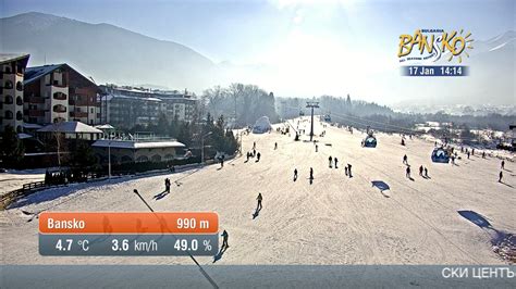 Bansko Ski Zone Panorama Cameras on Livestream