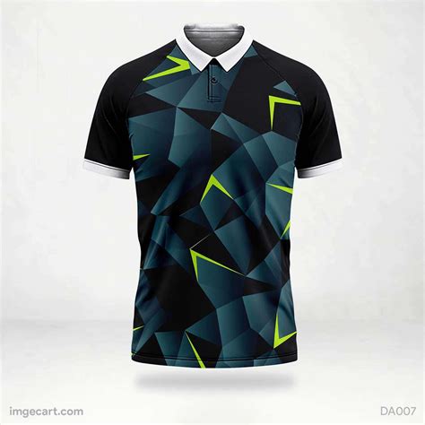 E-Sports Jersey Design Black and neon effect - imgecart