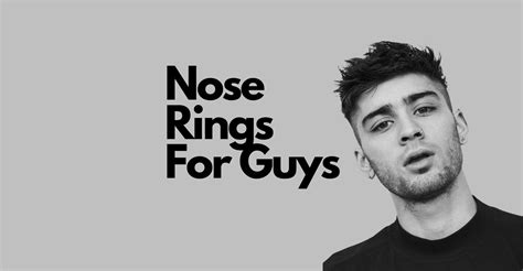 Nose Piercings For Guys – Yes or No in 2023? – OnPointFresh