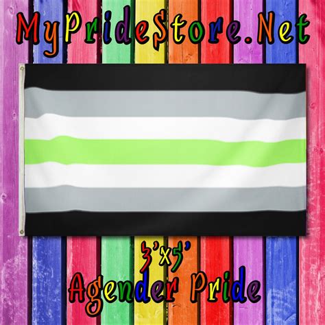 Agender Pride Flag LGBTQ Pride Flag - Etsy