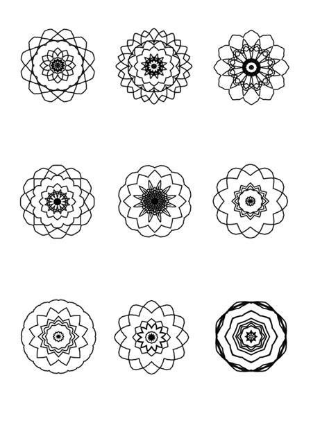 mini-mandalas-page-41 | Small mandala tattoo, Simple mandala tattoo ...