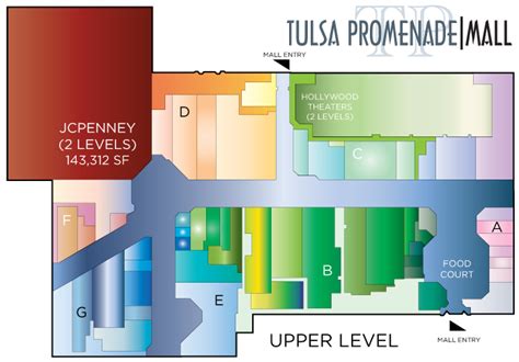 Tulsa Promenade Mall Map