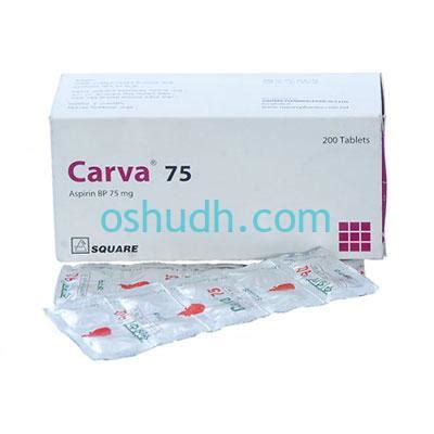 Carva 75 mg Tablet - oshudh.com