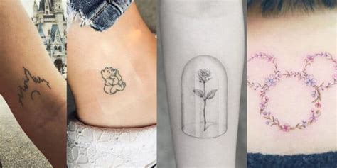 Minimalist Disney Tattoos That Will Have You Craving Fresh Ink - Inside the Magic