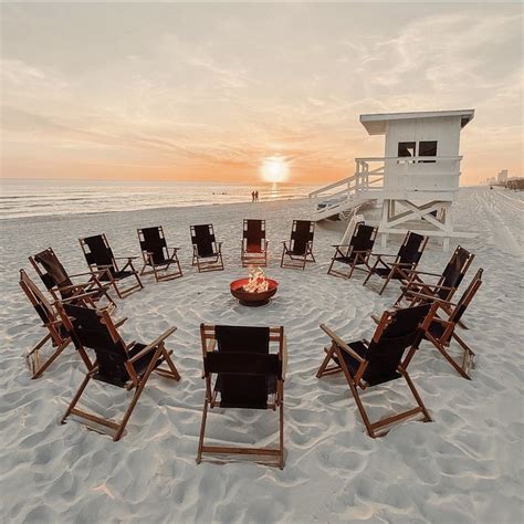 Perfect Beach Bonfires on Panama City Beach, Gulf Coast | Relax Beach ...