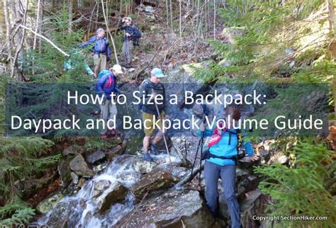 How to Size a Backpack: Daypack and Backpack Volume Guide ...