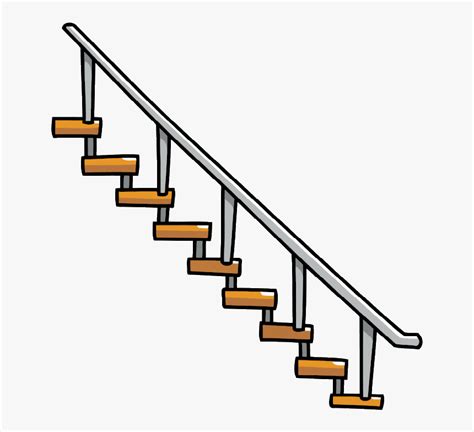 Transparent Hang Clipart - Transparent Background Stairs Clipart, HD Png Download - kindpng