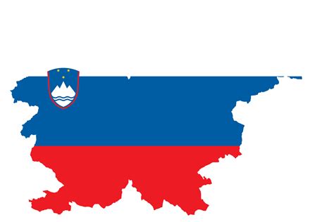 Download #C0C0C0 Slovenia Map Flag With Stroke SVG | FreePNGImg