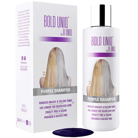 Bold Uniq Purple Shampoo for Blonde Hair, 8.5-Ounce