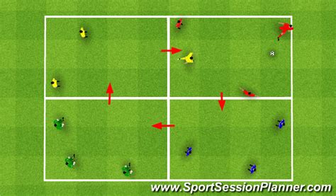 Football/Soccer: Possession Drills 1.2 (Tactical: Possession, Moderate)