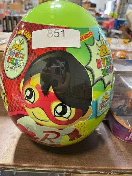 Ryan's World TAG with Ryan Giant Egg - Dallas Online Auction Company