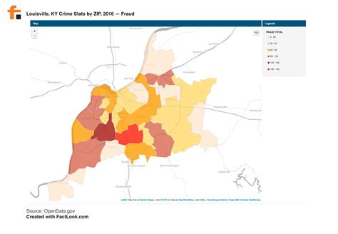 Crime map Louisville - Louisville crime map (Kentucky USA)