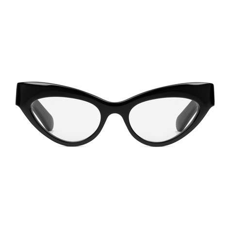 Gucci Cat Eye Optical Frame in Black | Lyst