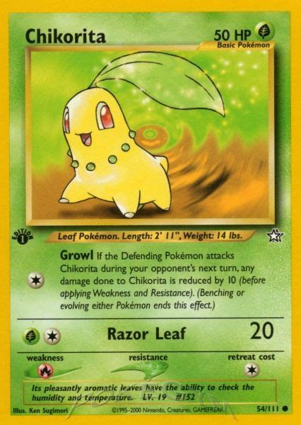 Grass Type Pokemon Cards