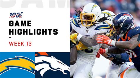 Chargers vs. Broncos Week 13 Highlights | NFL 2019 - YouTube