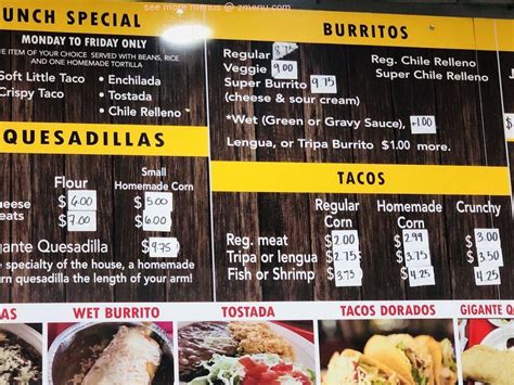 Online Menu of Taco House Mexican Grill Restaurant, Stockton ...