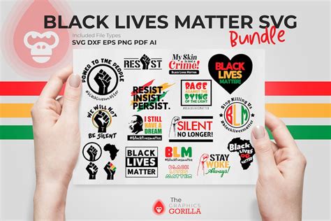 Black Lives Matter SVG Bundle, BLM Svg Cut File, 15 BLM Vector Files, Blm Digital File Instant ...