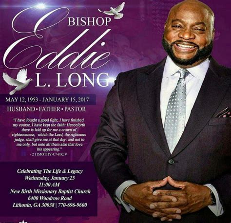 Bishop Eddie Long Laid To Rest With 6 Hour Funeral [Photos ...