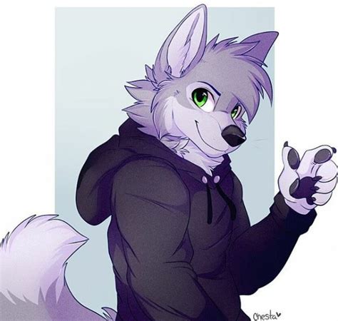 Wolf Fursona Drawing - Trusty Wallpaper